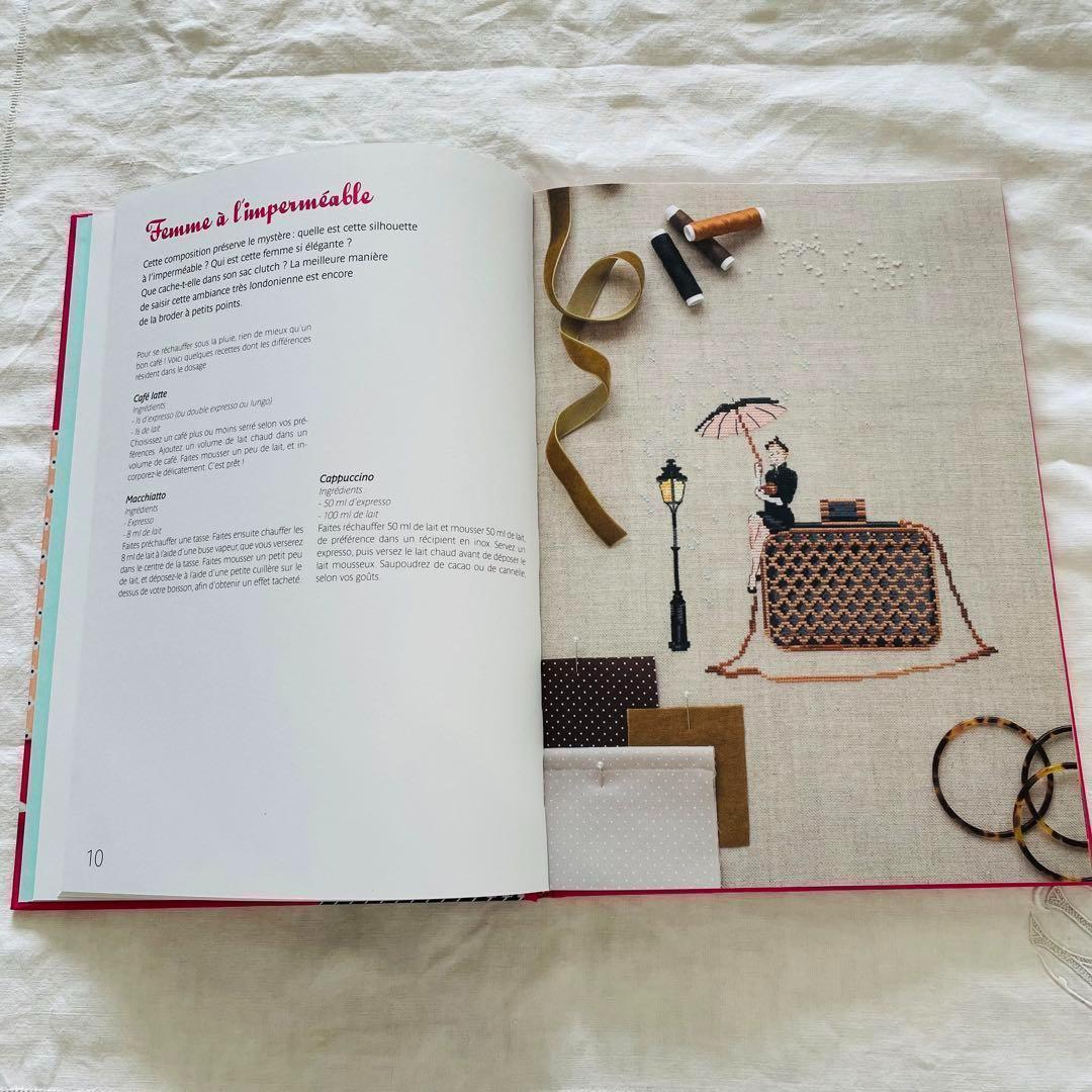 Icones de mode クロススティッチ エレーヌルベール フランス 洋書