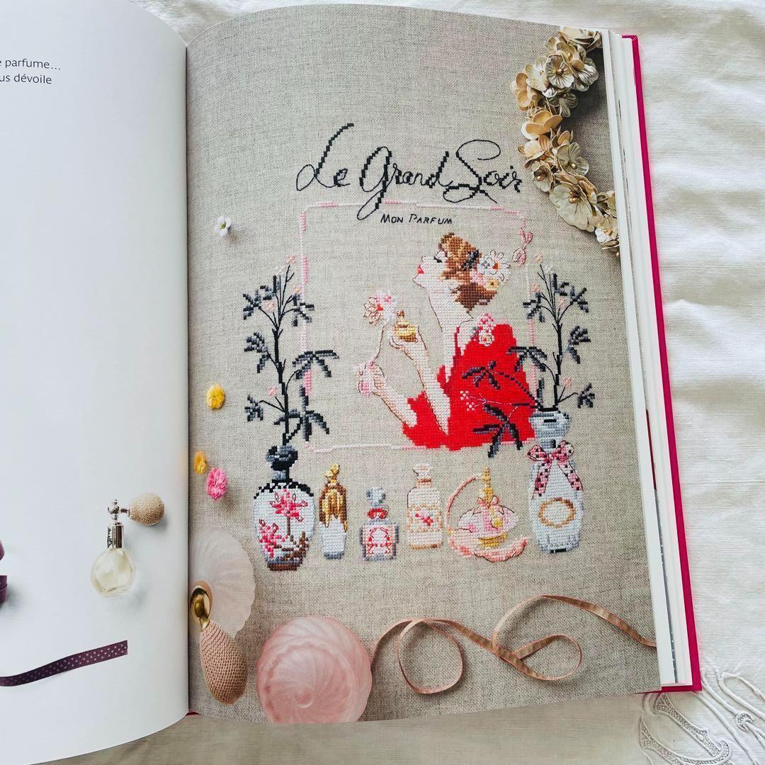 Icones de mode クロススティッチ エレーヌルベール フランス 洋書