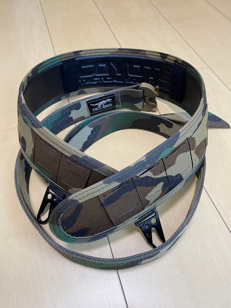 実物T.REX Arms Orionベルト ウッドランド インナー&アウター