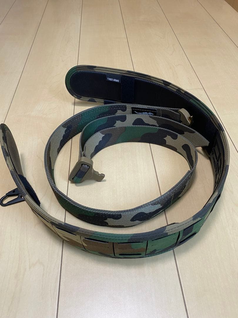 実物T.REX Arms Orionベルト ウッドランド インナー&アウター