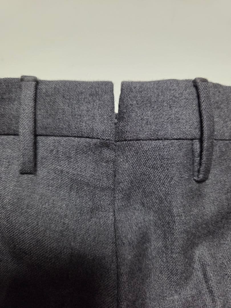 【美品】インコテックス　BEAMS F別注　SUPER100S　灰　48　秋冬