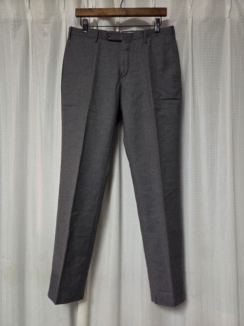 【美品】インコテックス　BEAMS F別注　SUPER100S　灰　48　秋冬