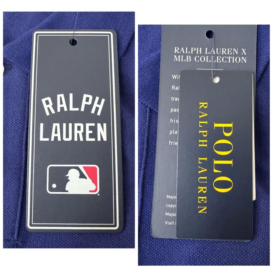 希少✨新品 ポロラルフローレン MLB ポロベア ドジャース ポロシャツ S相当