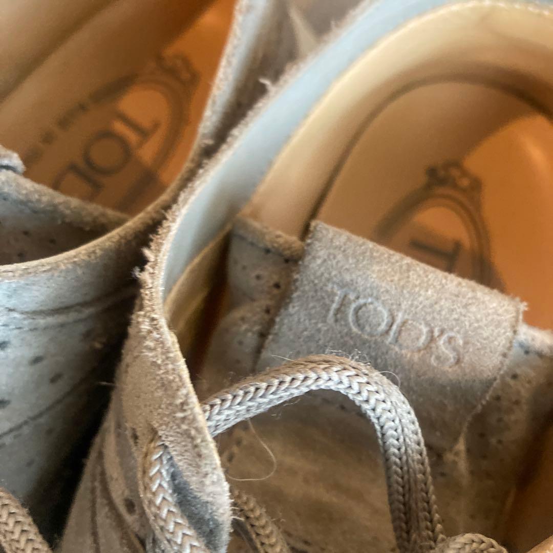 専用です！TOD'S グレー スエード スニーカー
