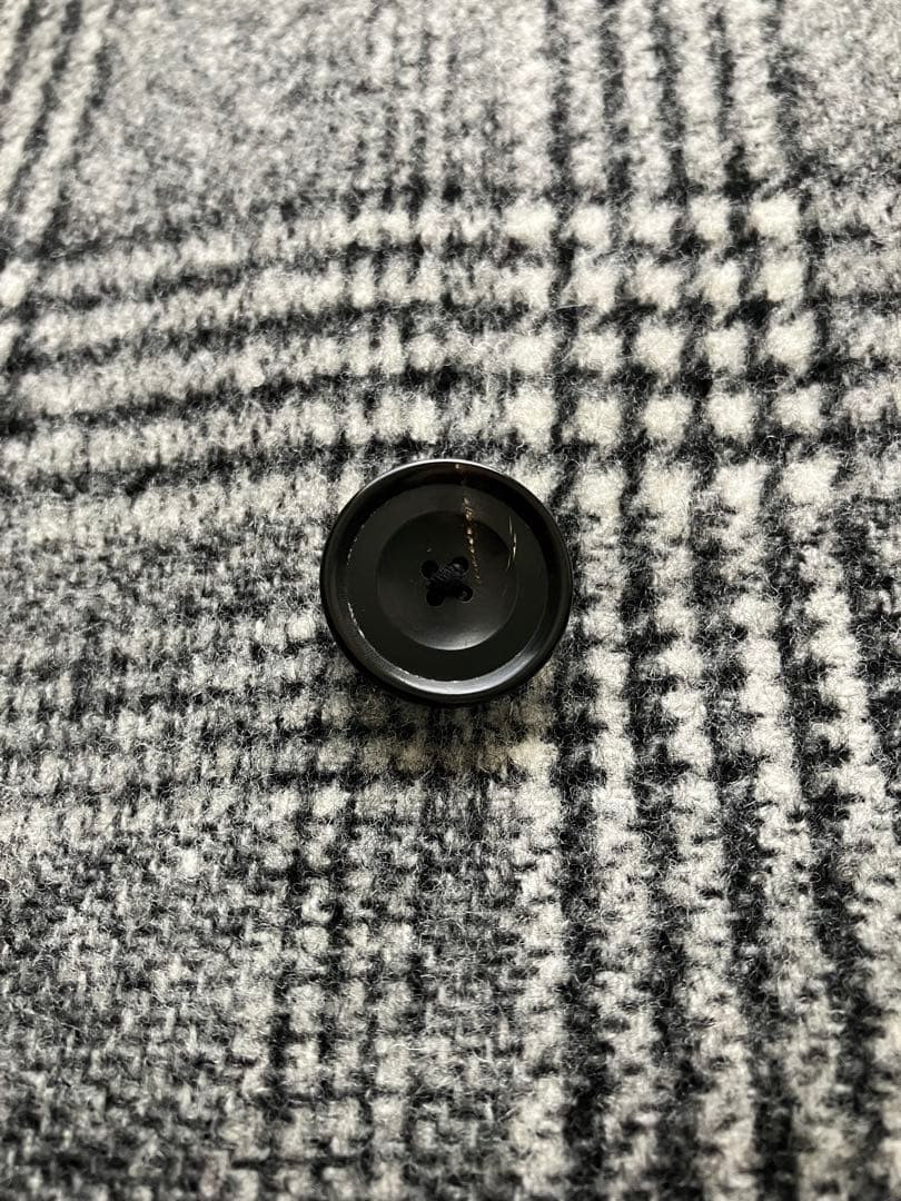 ★美品★TOMORROWLAND ブロークングレンチェック ダブルブレストコート