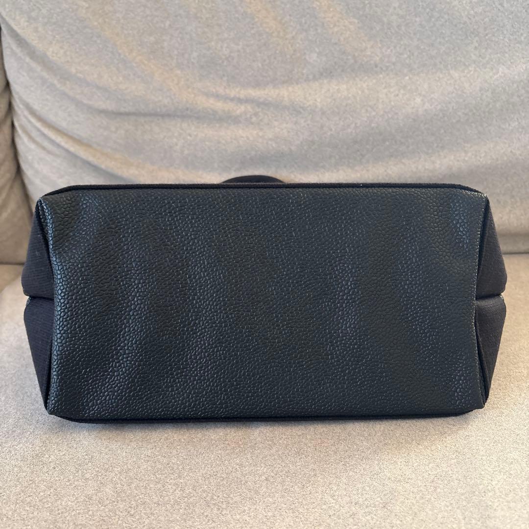 トプカピ　スコッチグレインネオレザー　ミニトートバッグ　ブラック