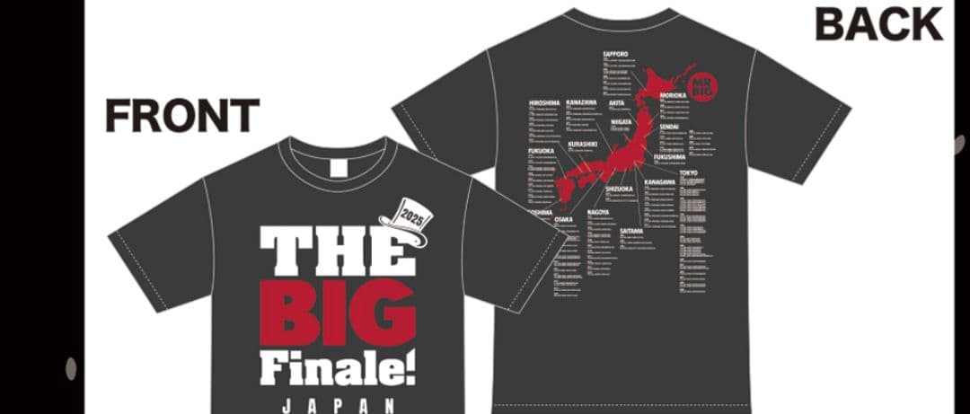 MR.BIG ミスター・ビッグ　T シャツ　2025年