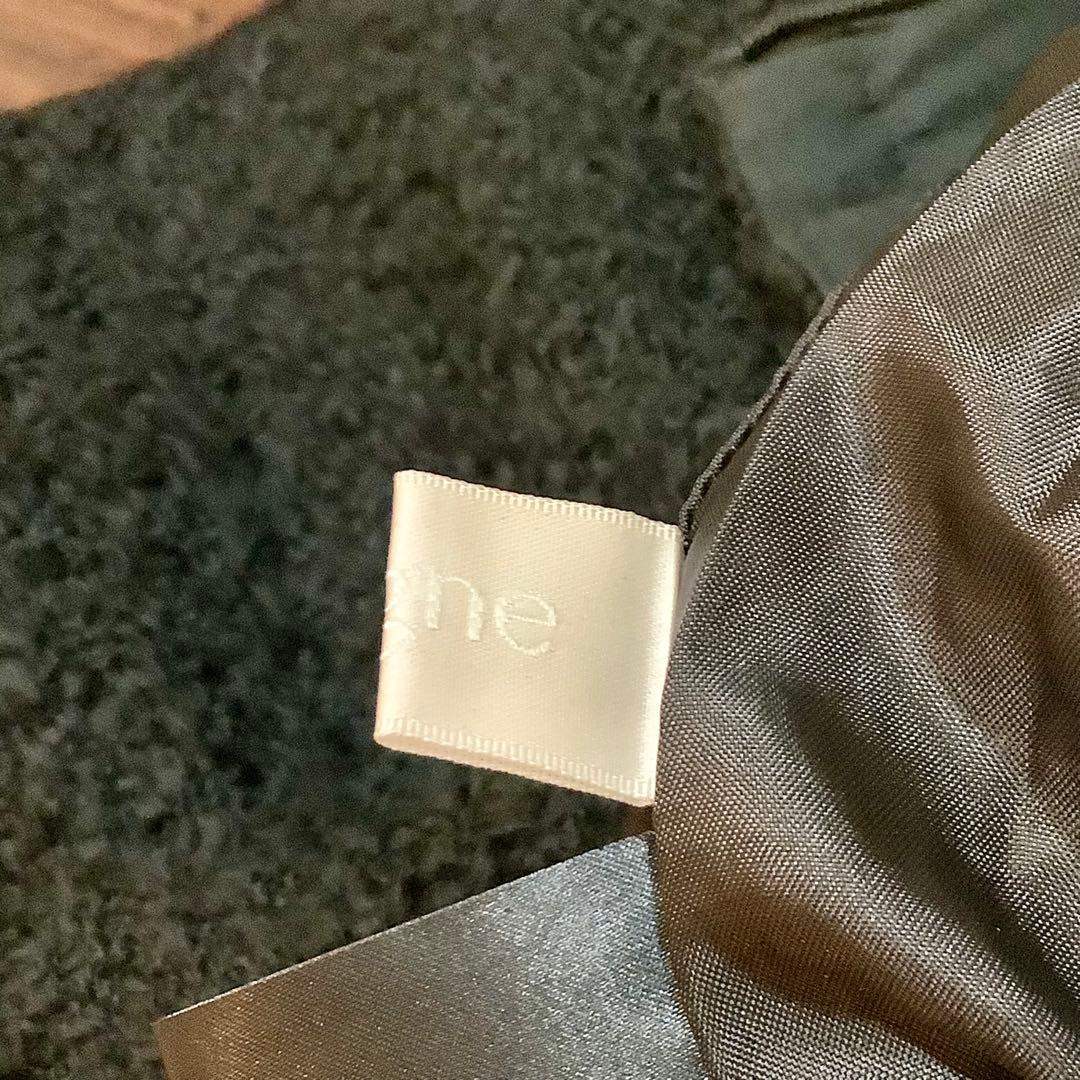 人気 cygne シーニュ ツイードショートパンツ ハイウエストパンツ ブラック