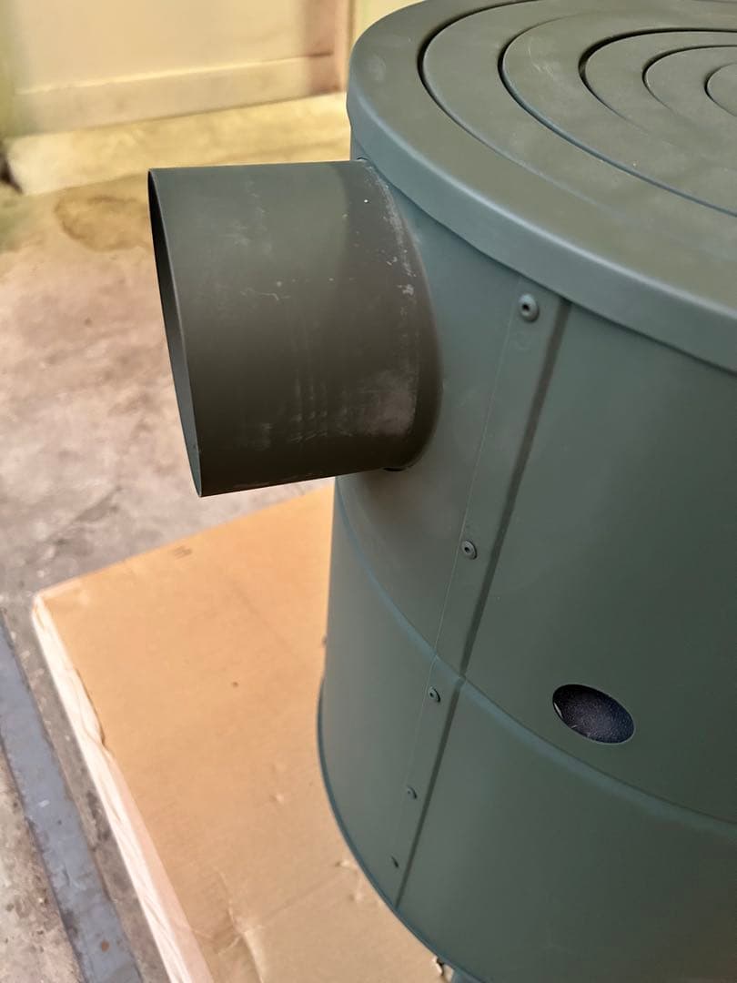 丸型薪ストーブ A-41 オリーブグリーン