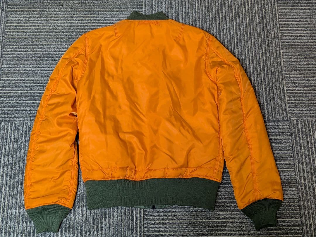 美品 アルファインダストリーズ MA-1 フライトジャケット 空軍 米国古着 L