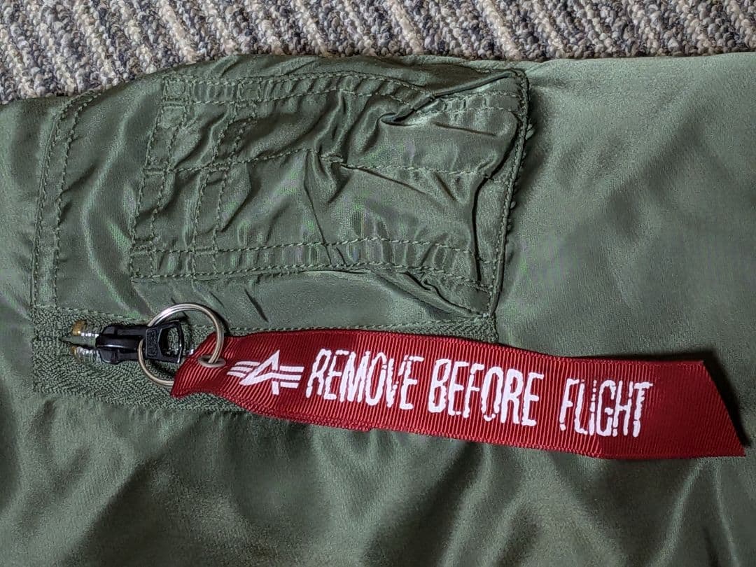 美品 アルファインダストリーズ MA-1 フライトジャケット 空軍 米国古着 L