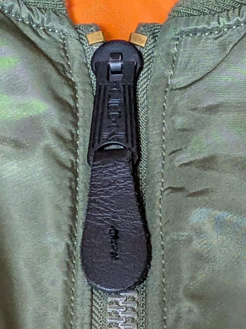 美品 アルファインダストリーズ MA-1 フライトジャケット 空軍 米国古着 L