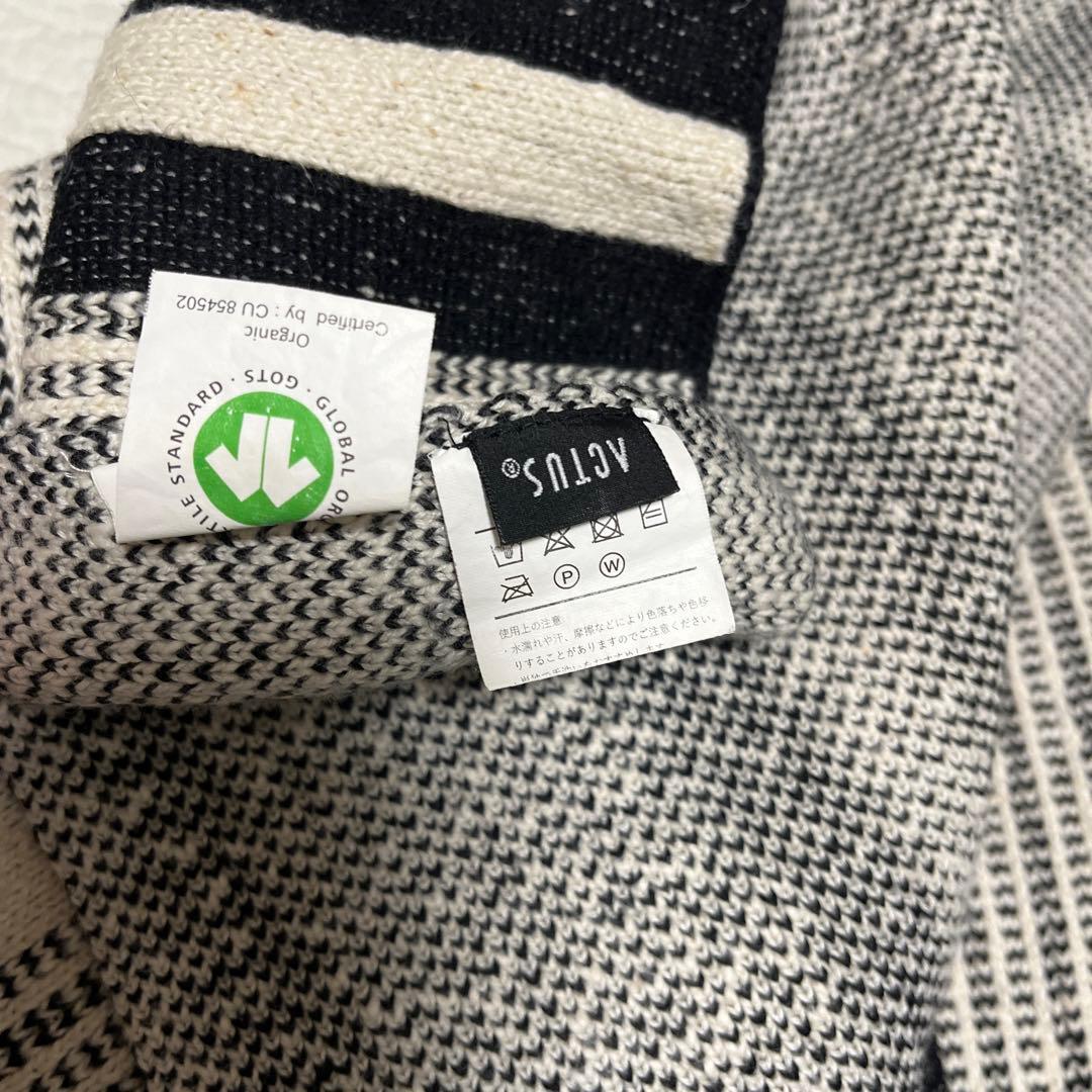 ACTUS NARVA スロー 130×180cm ブラック