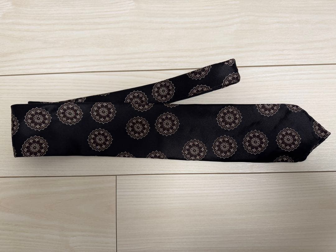 TIE YOUR TIE シルクネクタイ 黒
