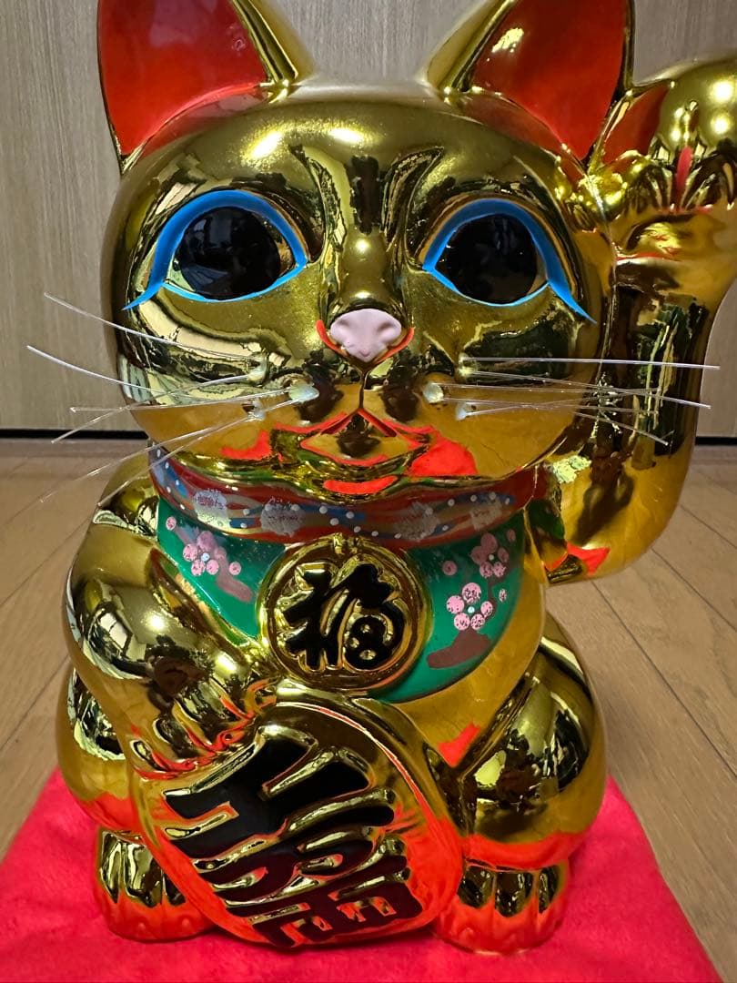 招き猫　常滑焼　10号