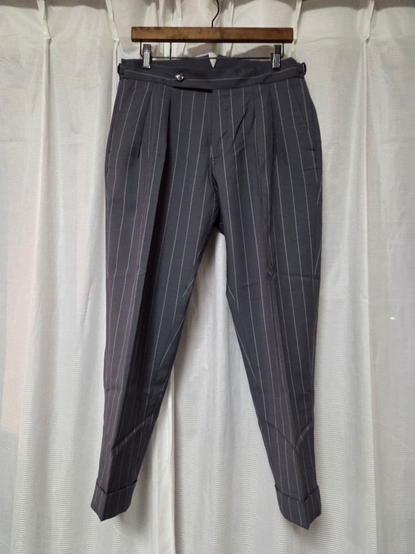 【美品】ベルウィッチ　SCOTCH　アンジェリコ製　ウールトロピカル　46　春夏