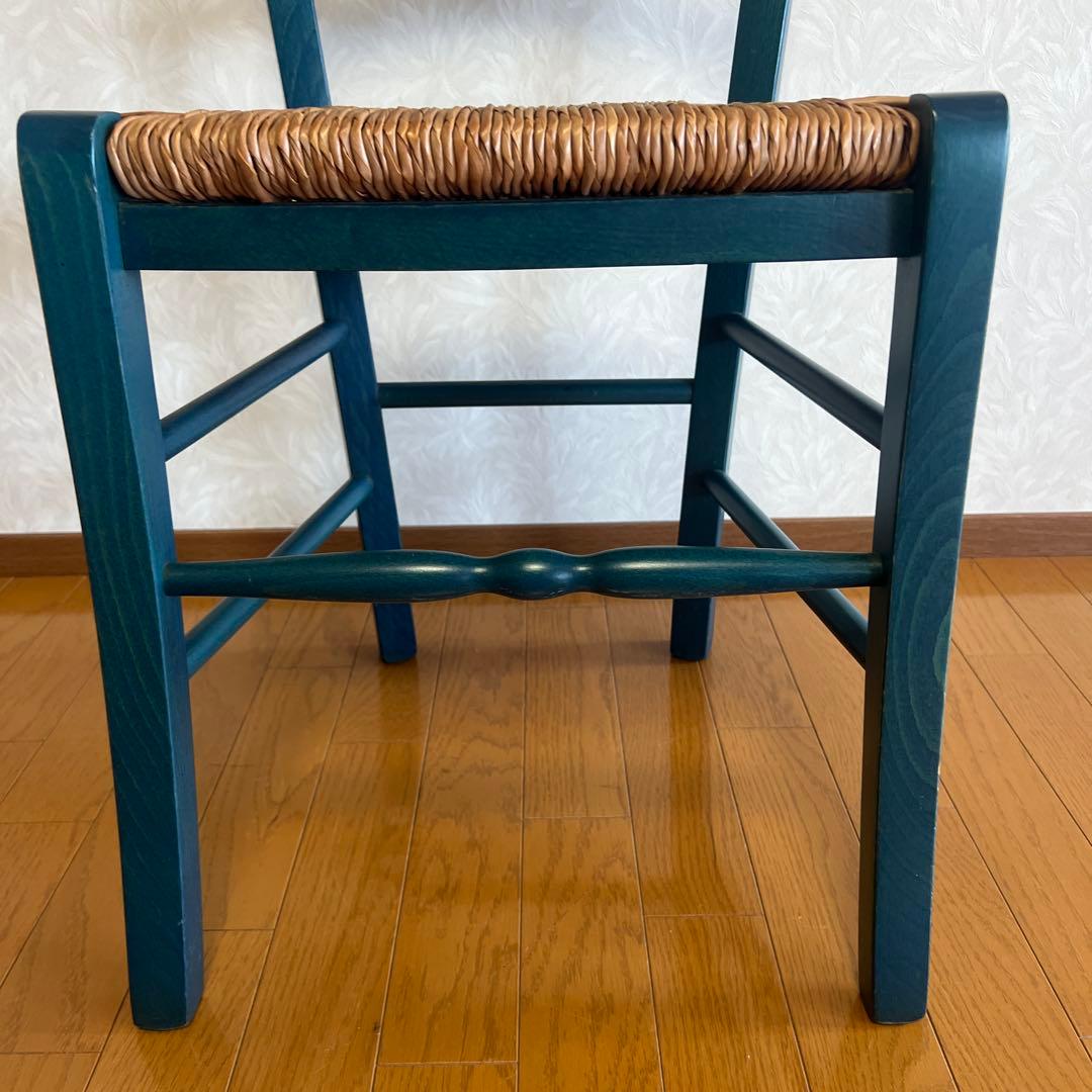 カントリー調 ダイニングチェア ペーパーコード カフェチェア 木製 NO2