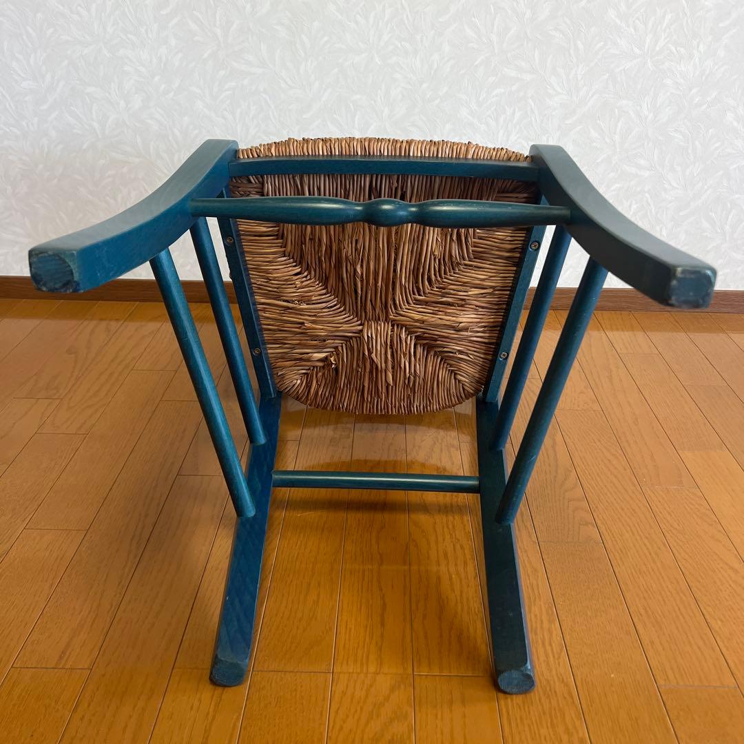 カントリー調 ダイニングチェア ペーパーコード カフェチェア 木製 NO2