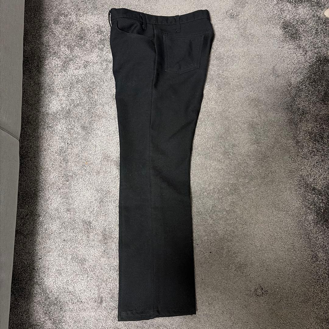 Levi's Sta-Prest スタプレ ブラック フレアスラックス USA製