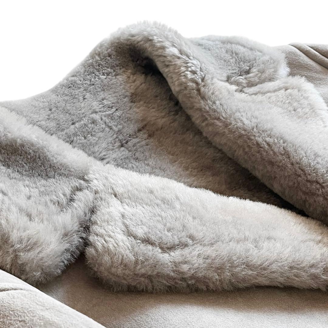 00s KATHARINE HAMNETT リアルムートン ロングコート 羊革