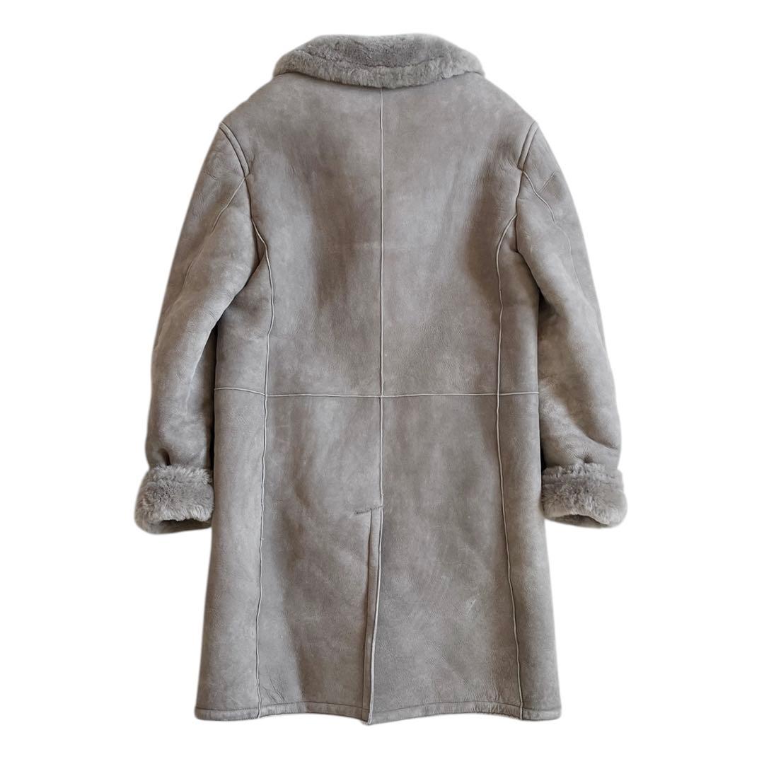 00s KATHARINE HAMNETT リアルムートン ロングコート 羊革