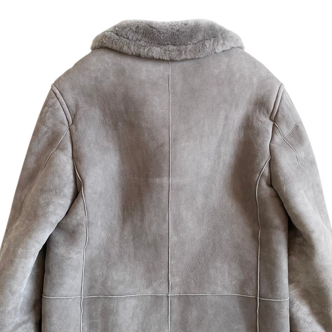 00s KATHARINE HAMNETT リアルムートン ロングコート 羊革