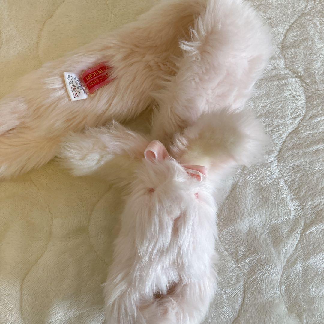 【BABY,THE STARS SHINE BRIGHT】うさぎマフラー ピンク