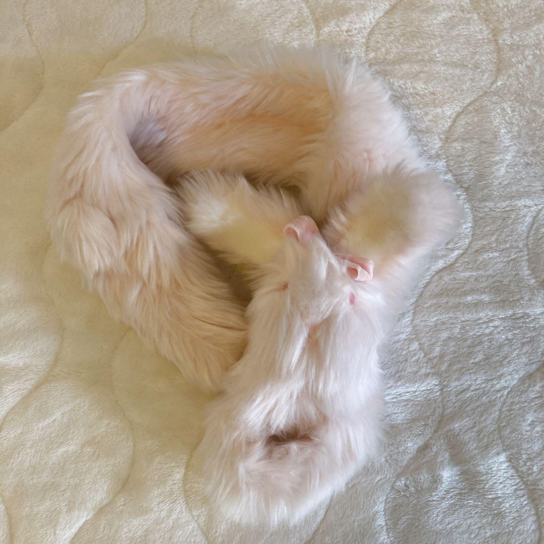 【BABY,THE STARS SHINE BRIGHT】うさぎマフラー ピンク