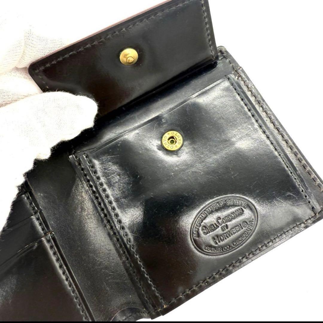 F*o様 【定価14万】GANZO シェルコードバン2 ２つ折り財布 小銭入れ付