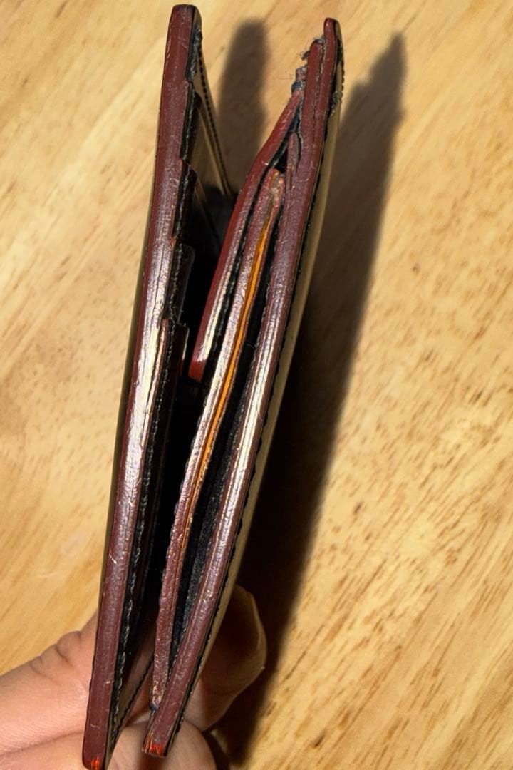 F*o様 【定価14万】GANZO シェルコードバン2 ２つ折り財布 小銭入れ付