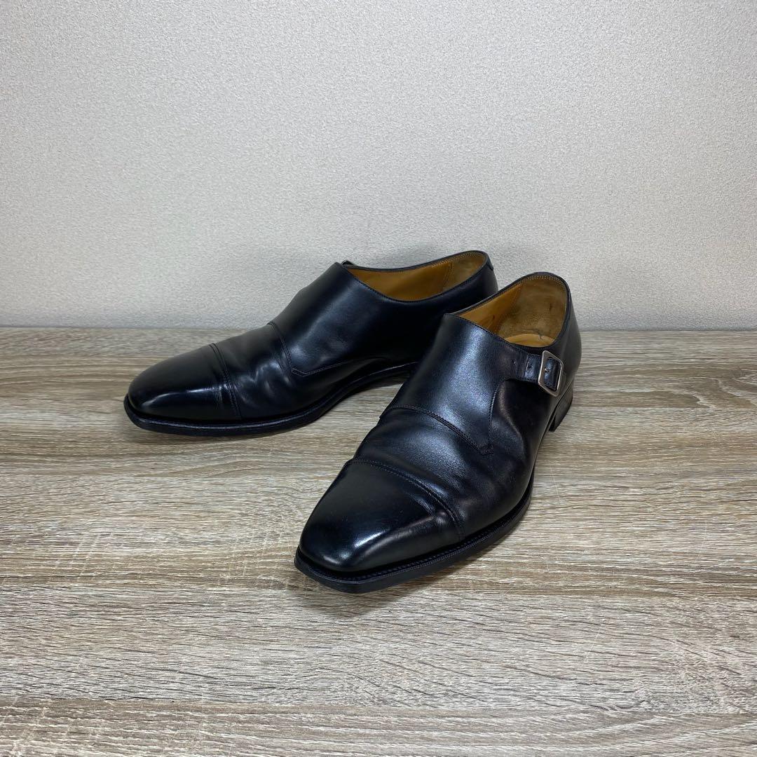 エドワードグリーン　ビジネスシューズ　革靴　レザー　ブラック　7.5