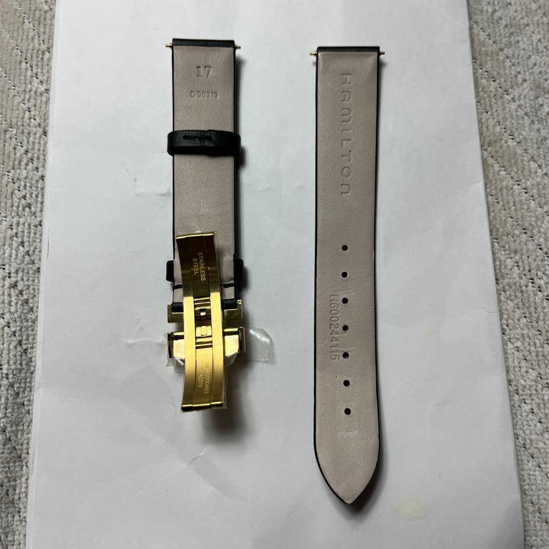 新品　ハミルトン　ベンチュラ　ベルト　17ミリ　純正部品