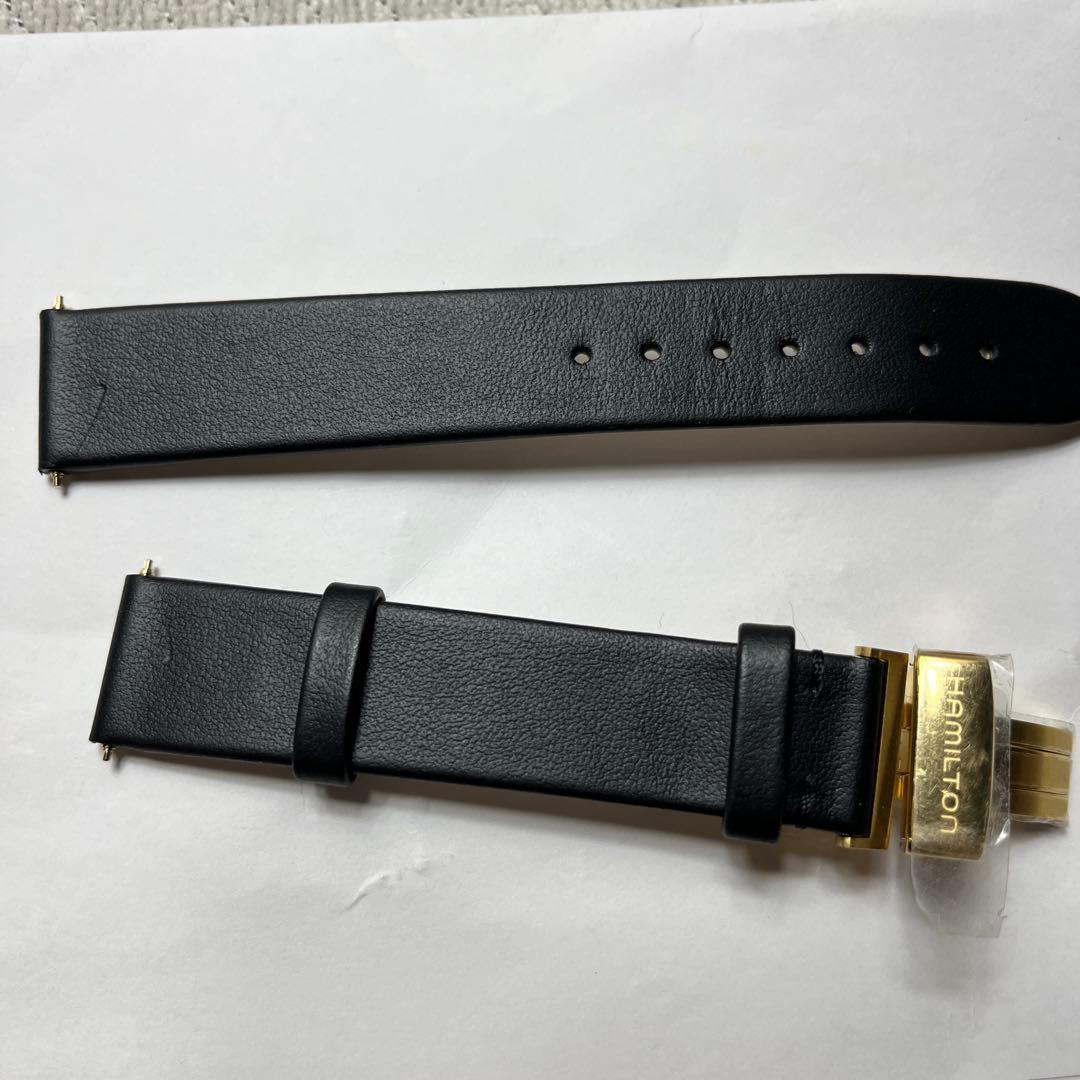 新品　ハミルトン　ベンチュラ　ベルト　17ミリ　純正部品