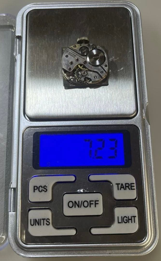 14K金無垢 希少GOTHAM DELUXE 17石 手巻き アンティーク腕時計