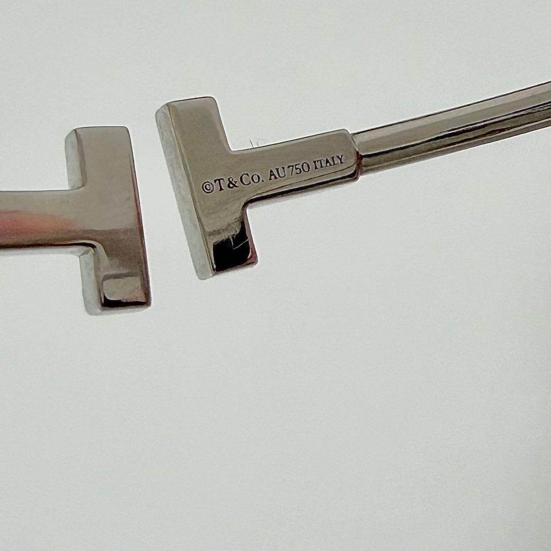 ティファニー Tワイヤー ブレスレット WG AU750 S 本体のみ