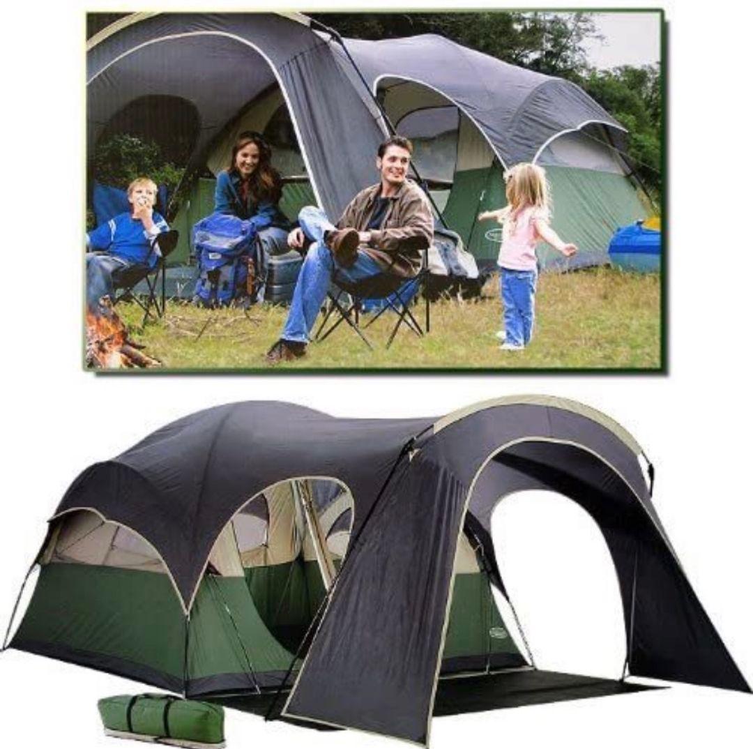 334 未使用 ノースポール 2ルームドーム ファミリーテント