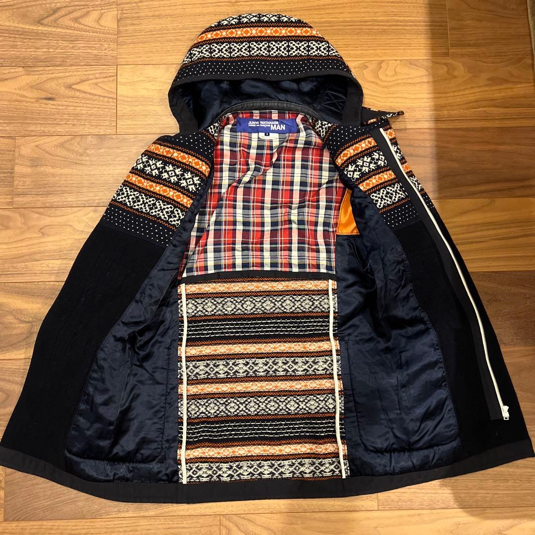 JUNYA WATANABE ノルディック　ダッフルコート　コムデギャルソン