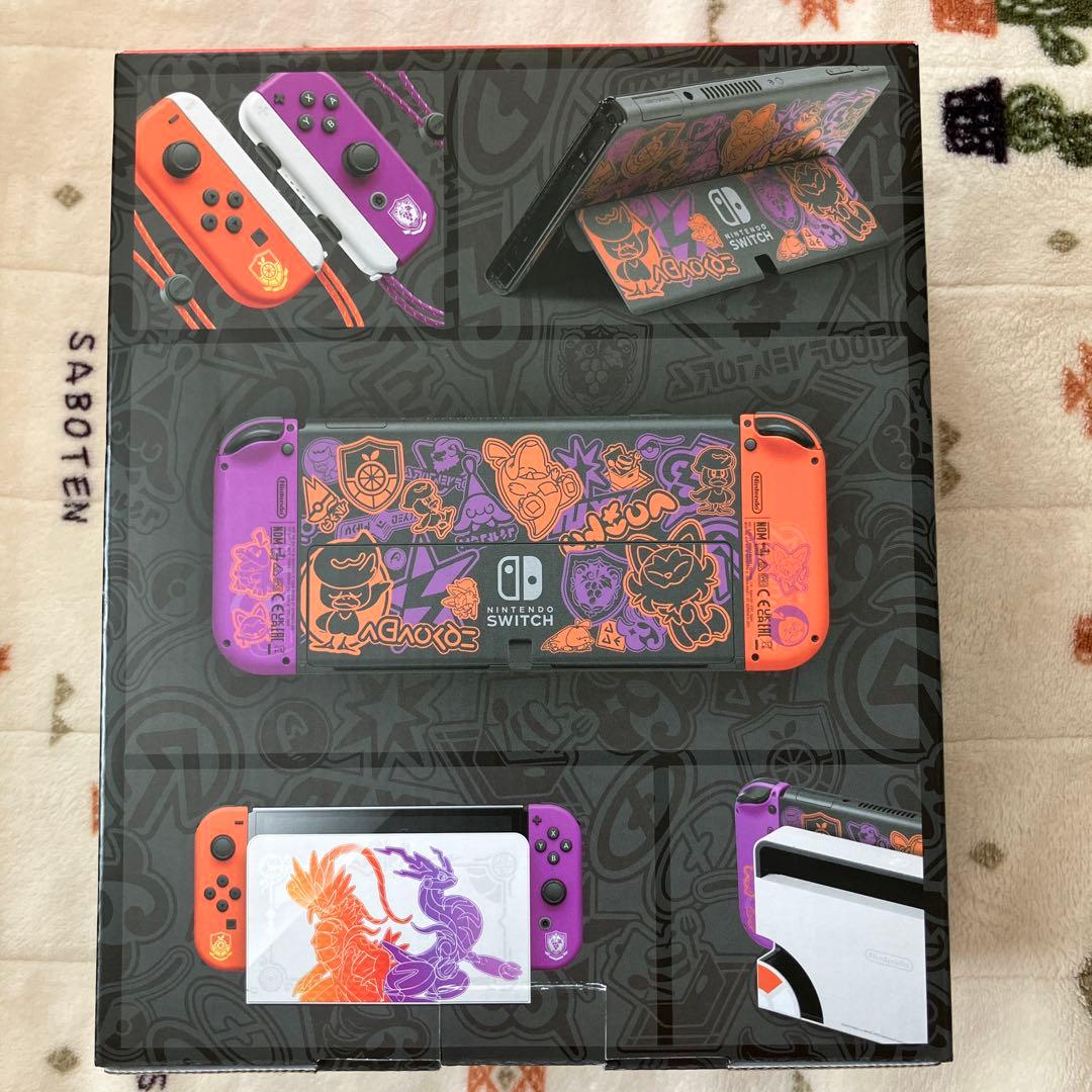 Switch Nintendo Switch 有機ELモデル スカーレット・バ…