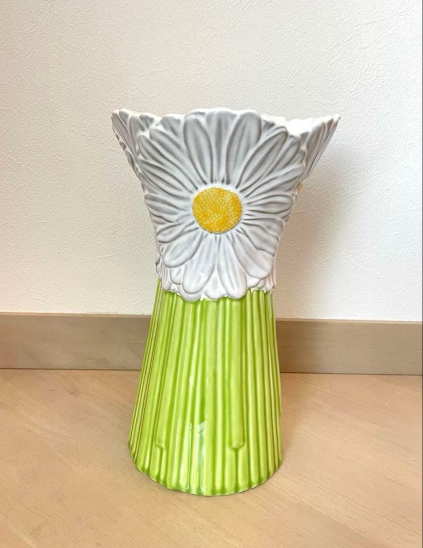 【希少】bordallo pinheiro ボルダロ　デイジー花瓶　ピッチャー