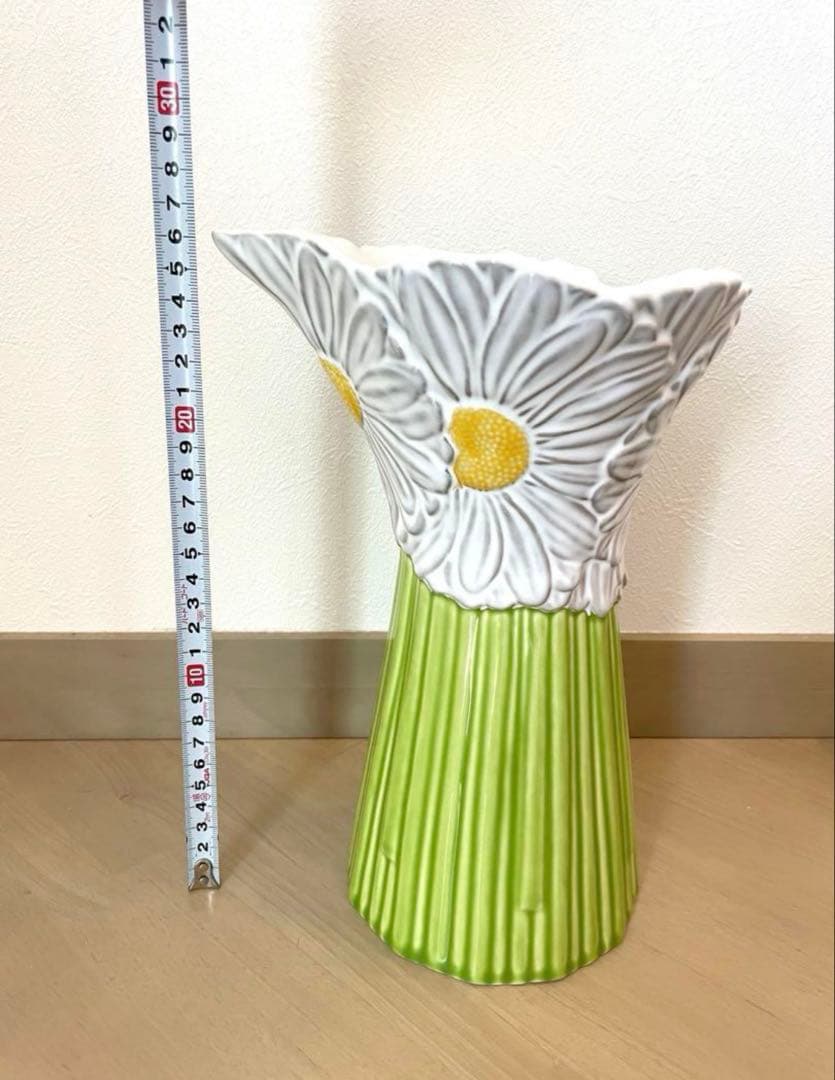 【希少】bordallo pinheiro ボルダロ　デイジー花瓶　ピッチャー