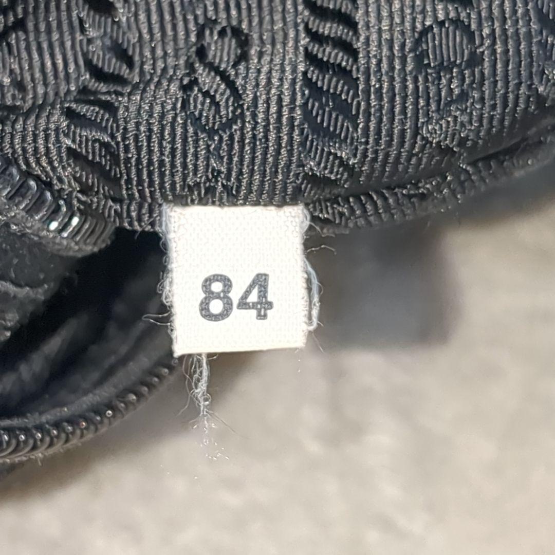 プラダ ショルダーバッグ ブラック サコッシュ ナイロン レザーパイピング