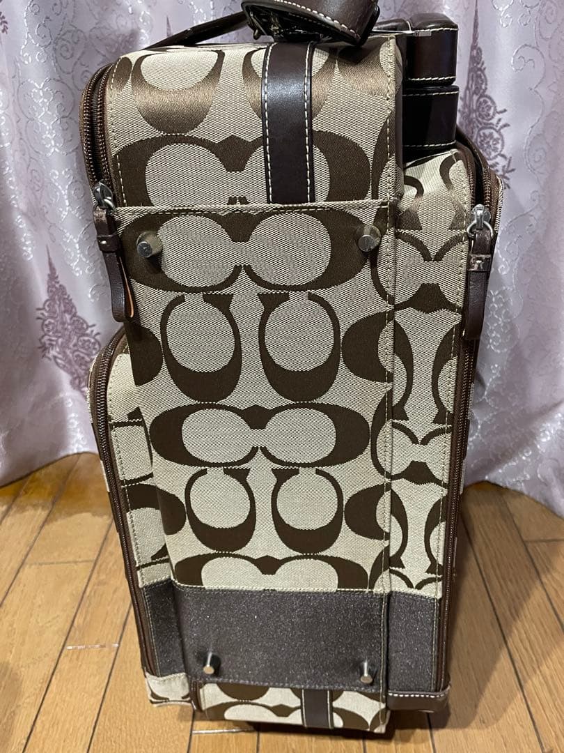 COACH キャリーケース ブラウン/ベージュ