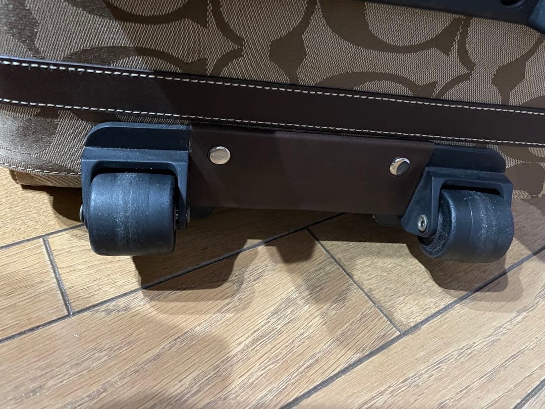 COACH キャリーケース ブラウン/ベージュ