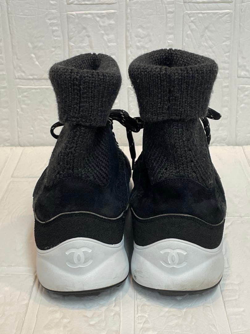 【美品】CHANELシャネル ソックスシューズ　スニーカー　❤︎