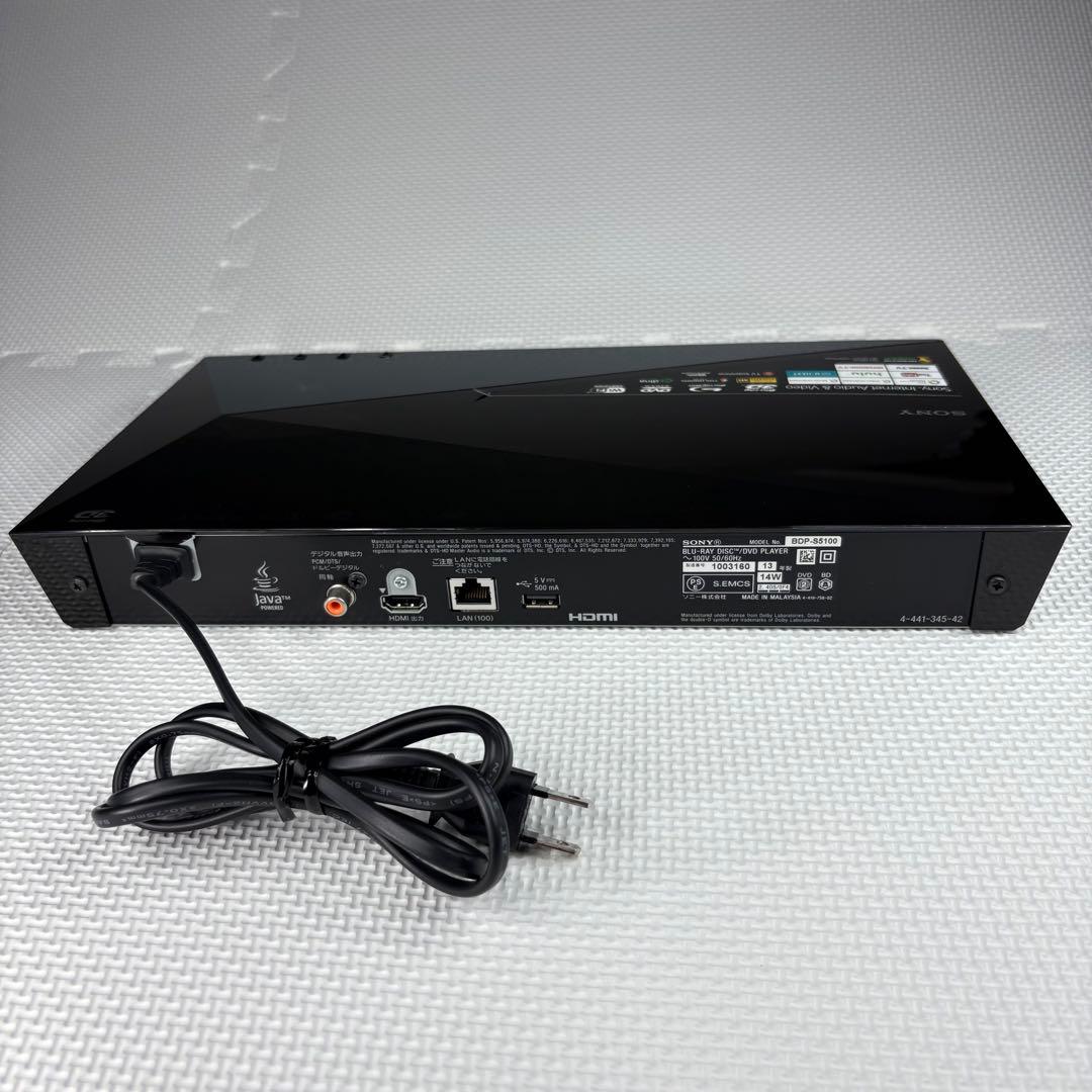 SONY Blu-ray DVD プレーヤー BDP-S5100