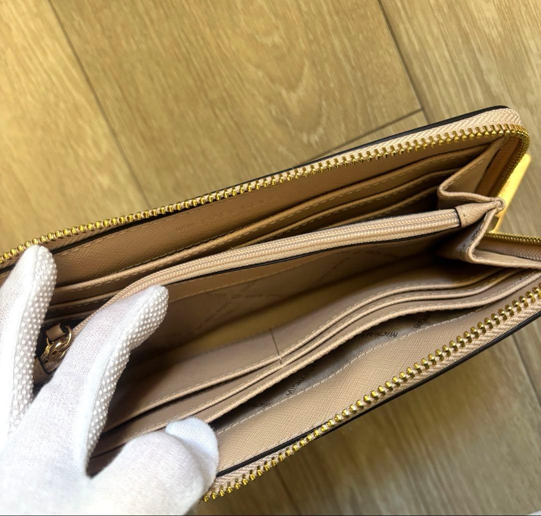 お値下げ可能！【新品未使用】マイケルコース 長財布 ベージュ ケアカード付