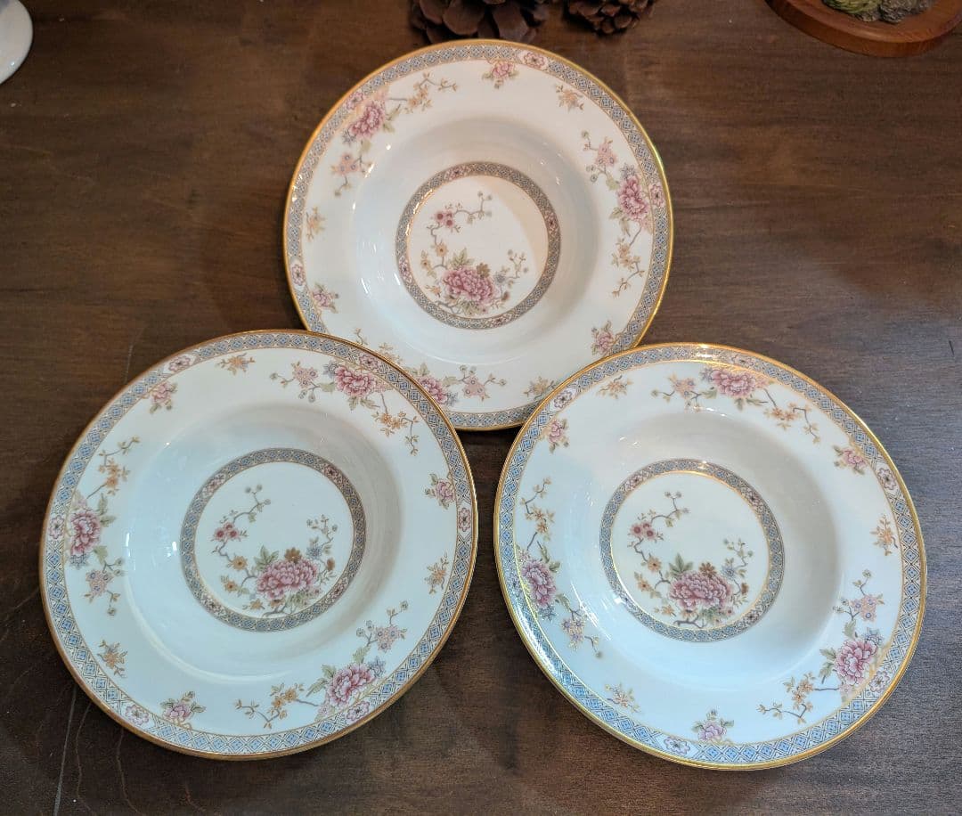 ロイヤルドルトン　カントン　深皿３枚セット