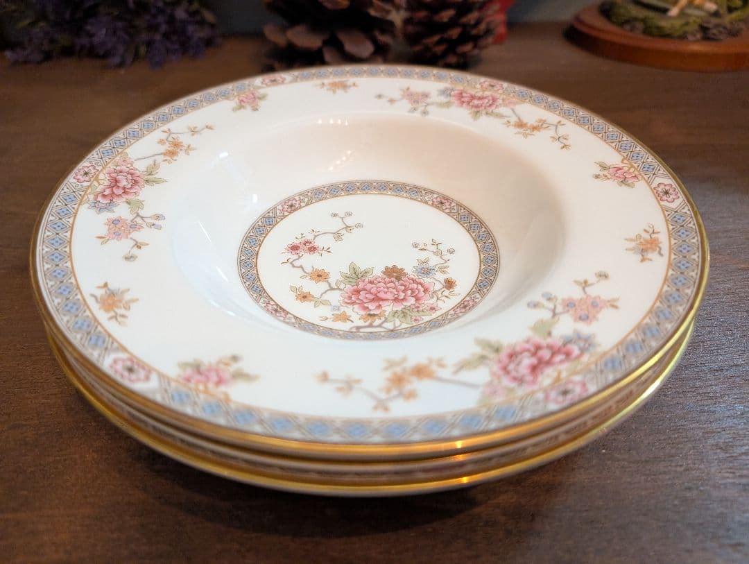 ロイヤルドルトン　カントン　深皿３枚セット