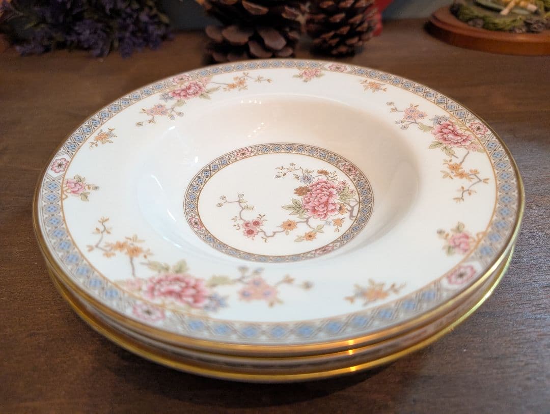 ロイヤルドルトン　カントン　深皿３枚セット