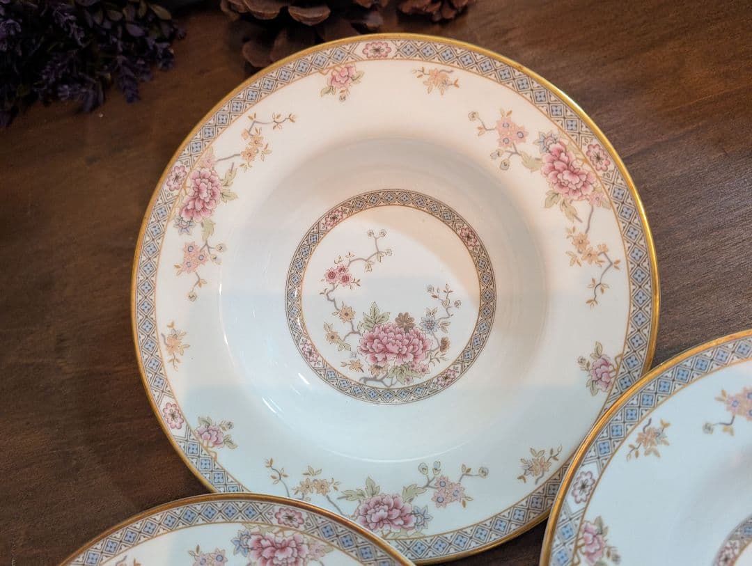 ロイヤルドルトン　カントン　深皿３枚セット